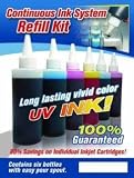 Ink refill set for CIS/CISS or refillable cartridges using Epson 98, 99 ink: Artisan 700, 710, 810, 800