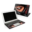 Ninja Design Skin Decal Sticker for Apple MacBook 13"" White Unibody (NO SEPARATE TRACKPAD released in 2009)