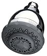 Culligan Wall-Mount Filtered Showerhead - Chrome Finish, 10,000 Gallon Capacity #WHS-C125