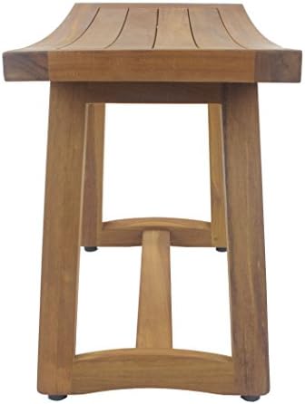 AquaTeakPatented 24" Asia Buru Teak Shower Bench
