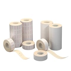 Herlitz 1605294 1zeiliges Preisauszeichnungsetikett,12 Etiketten auf Rolle, Farbe weiss