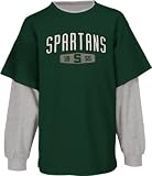 Michigan State Spartans Vapor Double Layer Long Sleeve Thermal T-Shirt