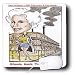 All Products : Londons Times Funny Panel Hollywood Cartoons - Shania Mark Twain - Mouse Pads