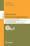  : Advances in Enterprise Engineering II: First NAF Academy Working Conference on Practice-Driven Research on Enterprise Transformation, PRET 2009, held ... Notes in Business Information Processing)