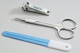 FOR BABIES AND CHILDREN - Safety Scissors, Clippers, Nail File Set (Cat No: 068)