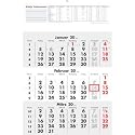 Staples 6740 Dreimonatskalender 2-farbig 29,7x42,7cm 2012