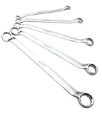 Sunex 9945 SAE 10 Degree Offset Wrench Set, 5 Piece