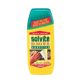Solvite Ready Mixed Overlap And Border Adhesive Built In Brush (Hangs up to 15 Metres)