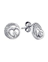 0.04CT DIAMOND MICRO PAVE EARRINGS