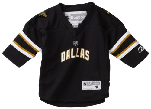 NHL Infant Dallas Stars Team Color Replica Jersey - R52Hwbii (Black, 12-24 Months)