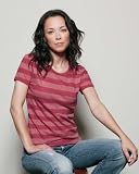 Alternative Apparel Ladies Tonal Stripe Crew Neck T-shirt. AA1593