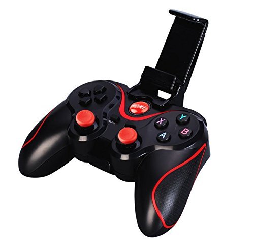 E&A Android Wireless Bluetooth Gamepad Game Controller Bluetooth Gamepad for Android Cell Phone Smartphone Tablet Smart Box Android Tv BOX Fit for Android Platform and Above Device With Bracket