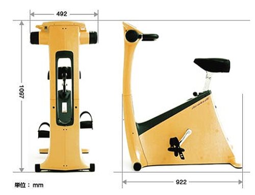 COMBI(コンビ) エアロバイクai バタフライイエロー AB-158Y