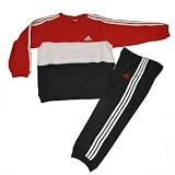 Jogging BEBE 3S Rouge-Gris 100% coton réf:O04396 T:18 mois