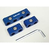3 PC BILLET ALUMINUM ANODIZED PLUG WIRE SEPARATOR KIT 