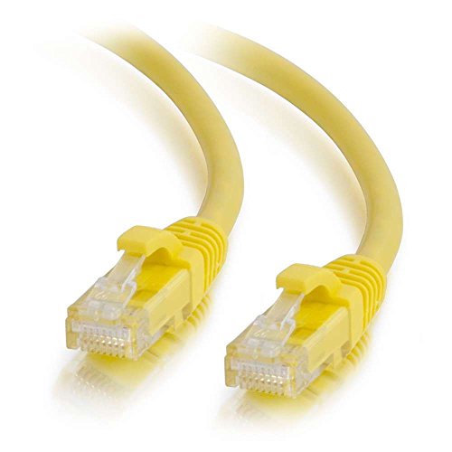 C2G / Cables To Go 31346 Cat6 Snagless Unshielded (UTP) Network Patch Cable, Yellow (5 Feet/1.52 Meters)