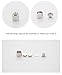 Flammi Stainless Steel Bright Stylish Fashion LED Earrings Glowing Diamond Crown Shaped Ear Studs (Pair, Dazzle)