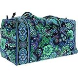 Vera Bradley Large Duffel in Blue Rhapsody