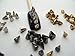 Nail Art 3d 150 Mix Cone Spike Studs Flat Back(50 Silver+50 Gold+50 Gunmetal) 4mm5mm for Nails, Cell Phones
