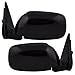 Brock Replacement Pair Set Manual Side View Mirrors Sail Mounted Compatible with Pickup without vent window 8794089147 8791089149