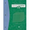 Saxon Math 7/6 Facts Practice Workbook