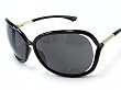 Tom Ford RACQUEL TF76 BLACK / SMOKE Sunglasses