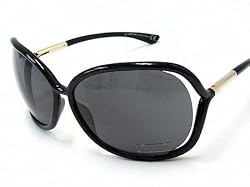 New Tom Ford Raquel TF76 TF 76 FT0076 Smoke Lens B5 Black Sunglasses Size: 63-14-120