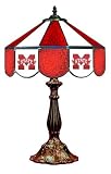 Mississippi State Bulldogs Glass Table Lamp 14