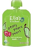 Ella's Kitchen Organic Stage 1, Pears Pears Pears, 2.5 Ounce (Pack of 6)
