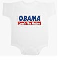 Obama Leads The Nation - Democrat Baby Onesie