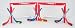 Franklin NHL Set of 2 Mini Hockey Goals