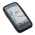 Black Durable Rubber Soft Silicone Skin Cover Case for AT&T Samsung Eternity SGH-A867 Cell Phone