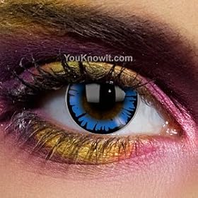 Big Eye Dolly Eye Blue Contact Lenses (Pair)