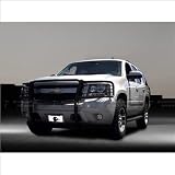 07-11 Chevrolet Avalanche Black Horse Black Grill Guard Free Installation in New York by Black Horse
