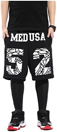 Pizoff Unisex Fashion Hip Hop Medusa Sport Shorts Basketball Pants Y0359