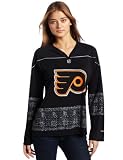 NHL Women's Philadelphia Flyers Fair Isle Fashion Jersey (Black, Medium)