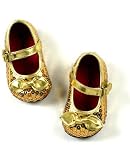 : L'Amour Gold Sequin Mary Janes