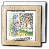 Review 3dRose LLC  / Erectile Dysfunction and the Pharmacist - 6 Inch Tile Napkin Holder