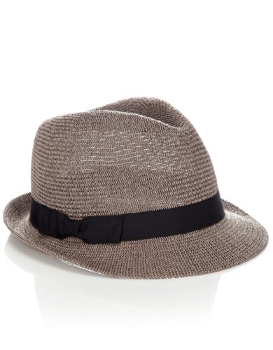 Accessorize Womens Knitted Paper Packable Trilby