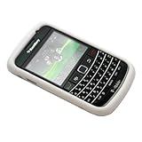 White Silicone Soft Skin Case Cover for Blackberry Bold 9700, Onyx 9700, 90 ....