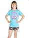 Activewear Apparel Girl's Dance Top and Shorts Pajama Set