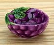 Grapes Dipping Bowl, Set Of 2 Collectible Fruit Ceramic Glass