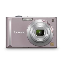 Panasonic Lumix DMC-FX55P 8.1MP Digital Camera with 3.6x Wide Angle MEGA Optical Image Stabilized Zoom (Pink)