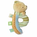 Classic Pooh Plush Letter Baby Rattle - Winnie the Pooh