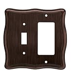 Liberty W070ZMC-VBR-C Victorian Single Switch GFCI/Rocker Wall Plate [並行輸入品]