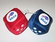 BUFFALO BILLS Team Logo Pair of FUZZY DICE