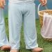 Kicky Pants Bamboo Baby Pant in Pond, 3-6m