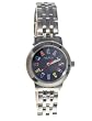 Nautica Women's Blue Dial Flags Themed Sterling Silver Watch