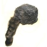 Davvy Crockett Racoon Tail Hat by Roger Enterprises