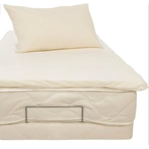Living Memory Foam Mattress Topper with Free Pillow -Single: Amazon.co 